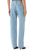 Straight-Leg Denim Pants