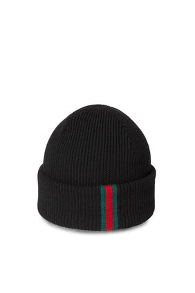 Wool Hat With Web