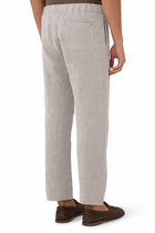 Drawstring Linen Trousers