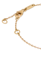 Kids Tiny Bling Heart Letter Ein Bracelet, 18k Yellow Gold & Enamel