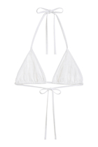 Monogram Pointelle Bikini Top