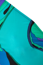 Orchidee Print Cross-Strap Swimsuit