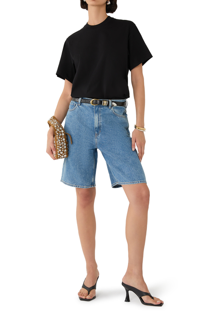 Relaxed Denim Shorts