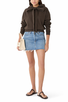 V-Waist Mini Skirt