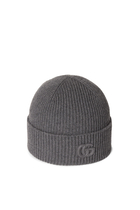 Cashmere Hat With Patch