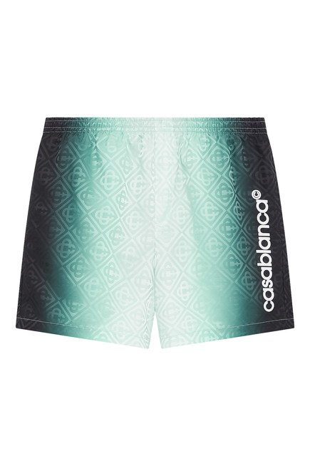 Gradient Jacquard Swim Shorts