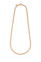  Knotted Chain Necklace, 24k Gold-Plated Sterling Silver 