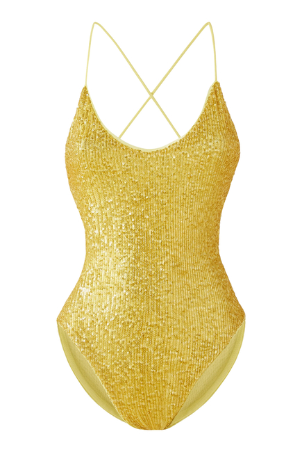 Low Back Fara Slip Mio One-Piece Swimsuit