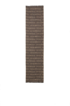 Virgin-Wool and Acrylic Logo Scarf