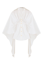 Resilient Draped Back Fitted Shirt