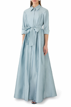 Trench Gown:Silver:10