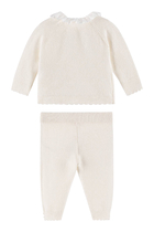 Kids Knitted Sweater and Trousers Set 
