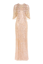 Astra Caped Gown