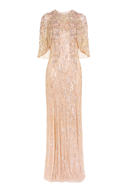 Astra Caped Gown