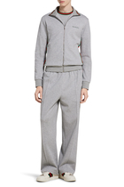 Cotton Piqué Double Zip Jacket