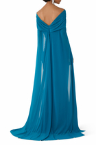 Cape Sleeve Dress 