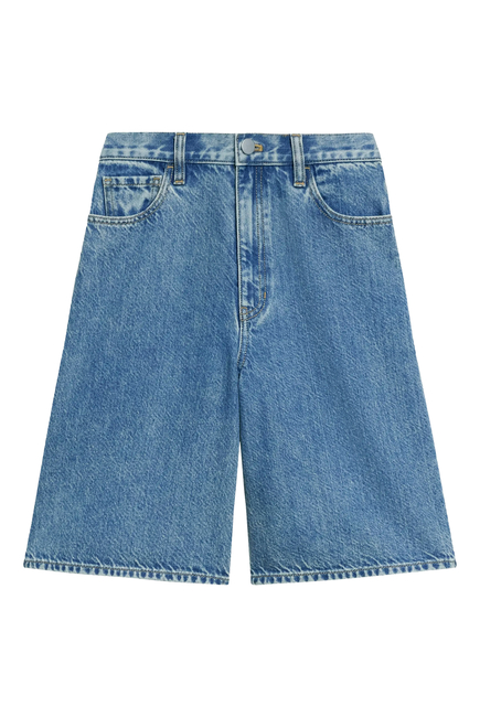 Relaxed Denim Shorts