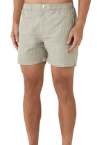  Mosaic Jacquard Swimshorts
