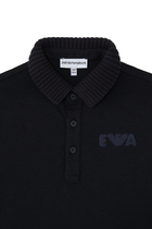 Kids Logo Long Sleeve Polo Shirt