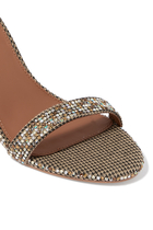 Perspex 90 Crystal Houndstooth Sandals