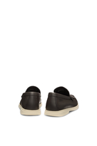Tumbled-Leather Moccasins