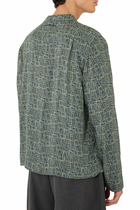Monogram Button-Up Shirt
