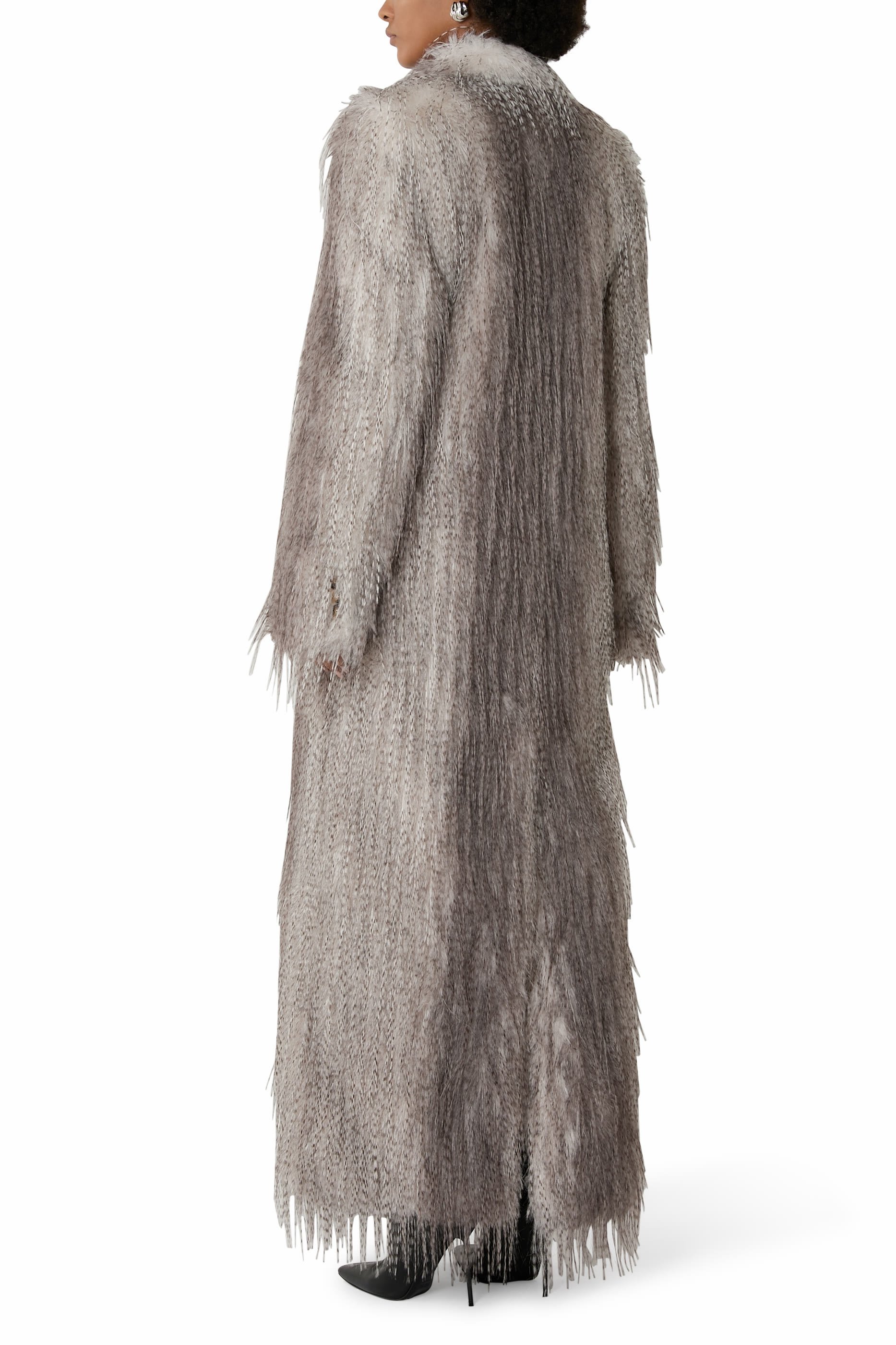 معطف فرو صناعي