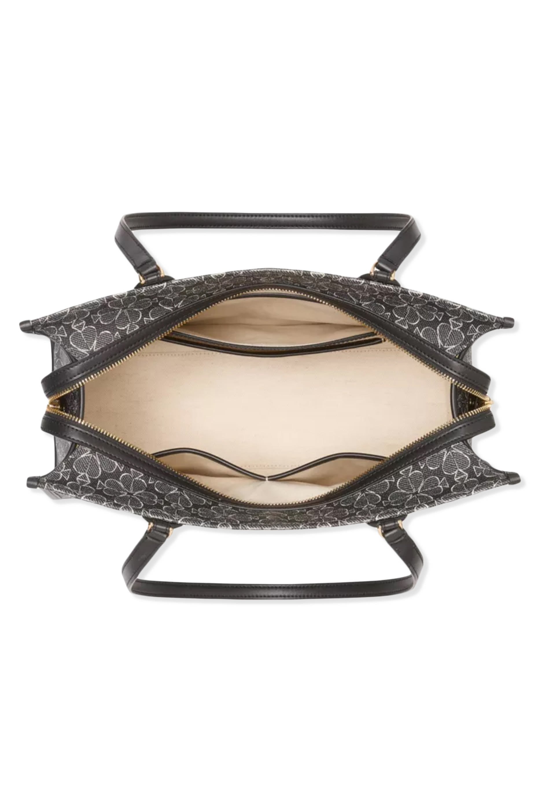 حقيبة يد مانهاتن بنقشة زهور بالشكل البستوني