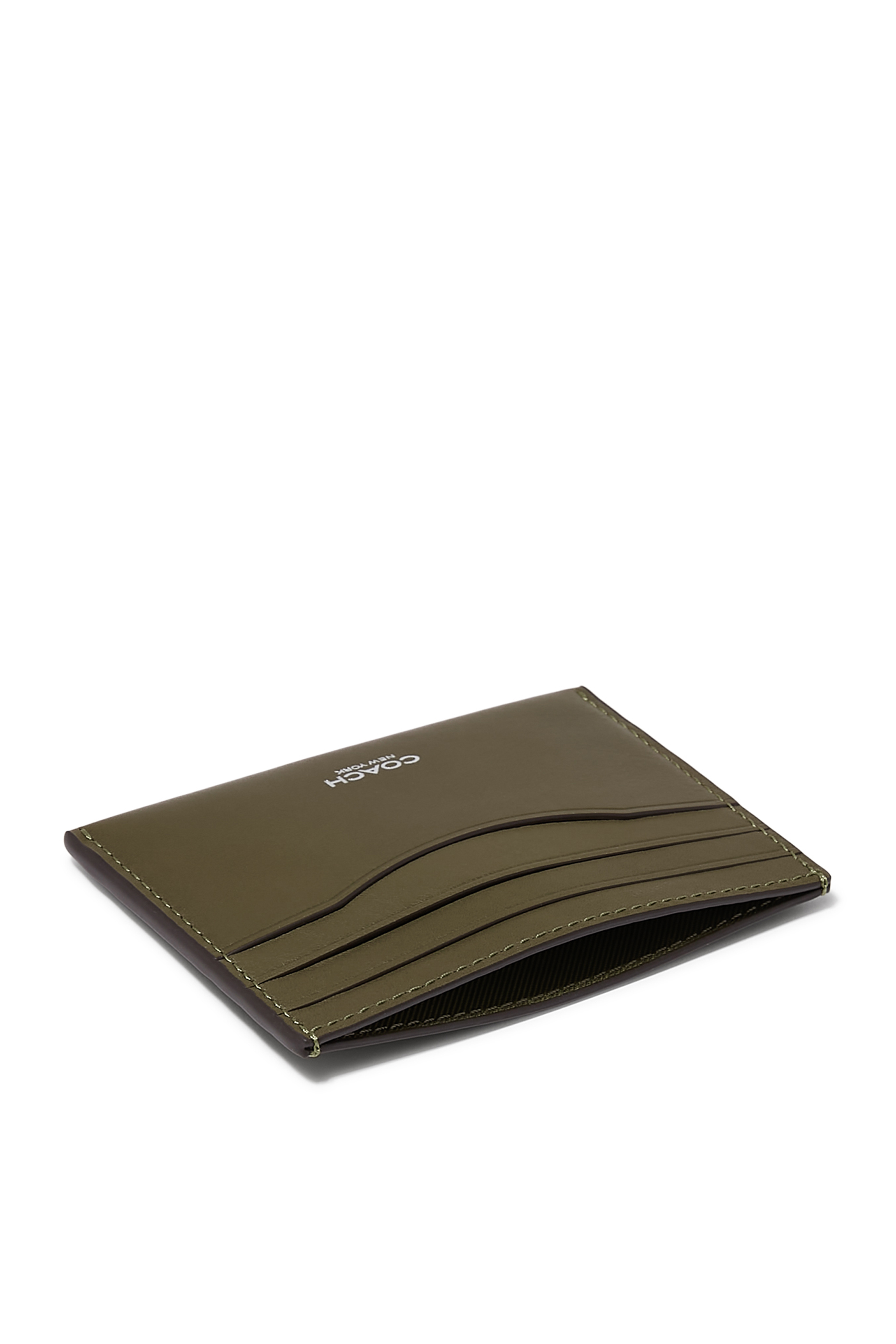 حافظة بطاقات جلد