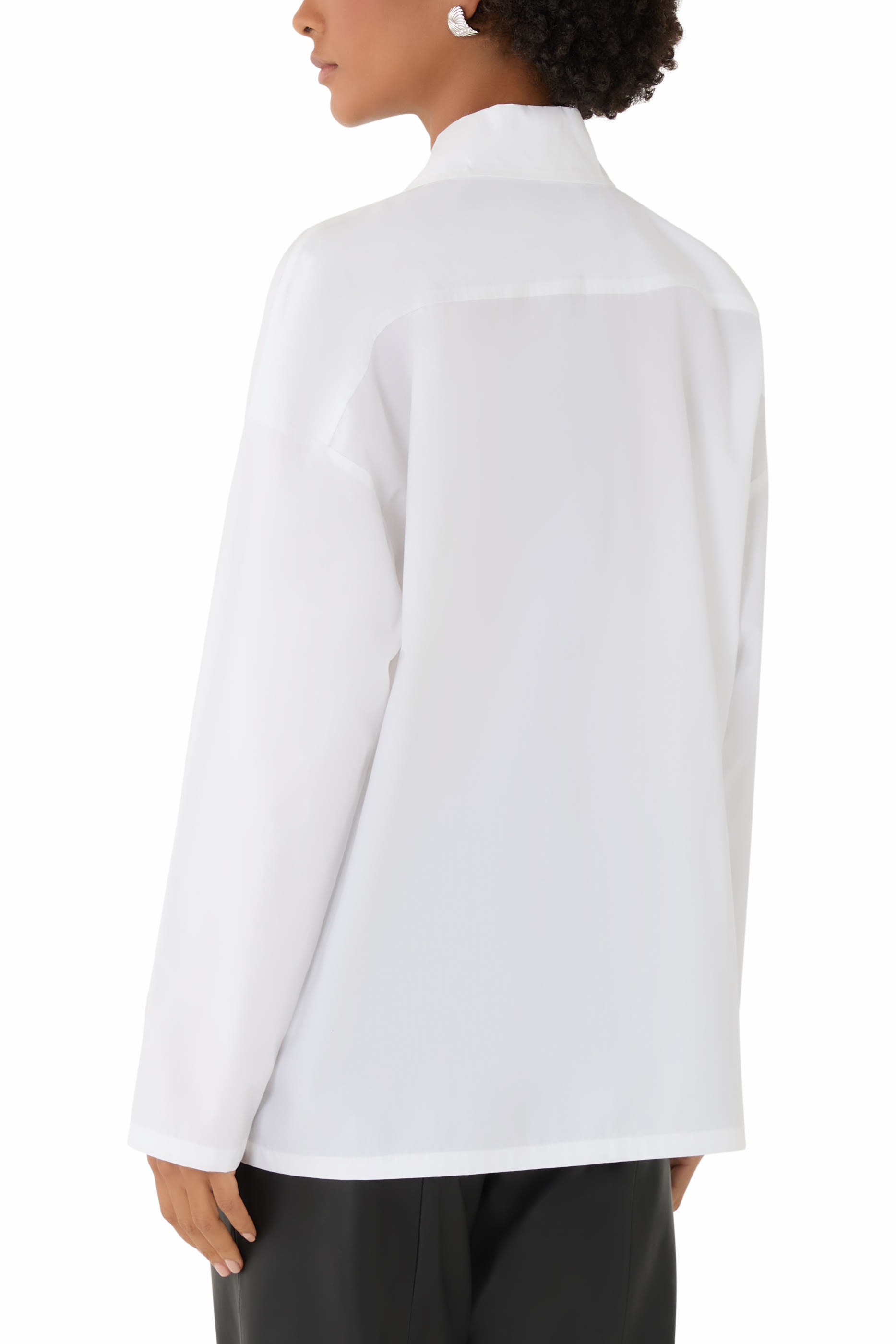 Front-Pocket Button-Up Shirt