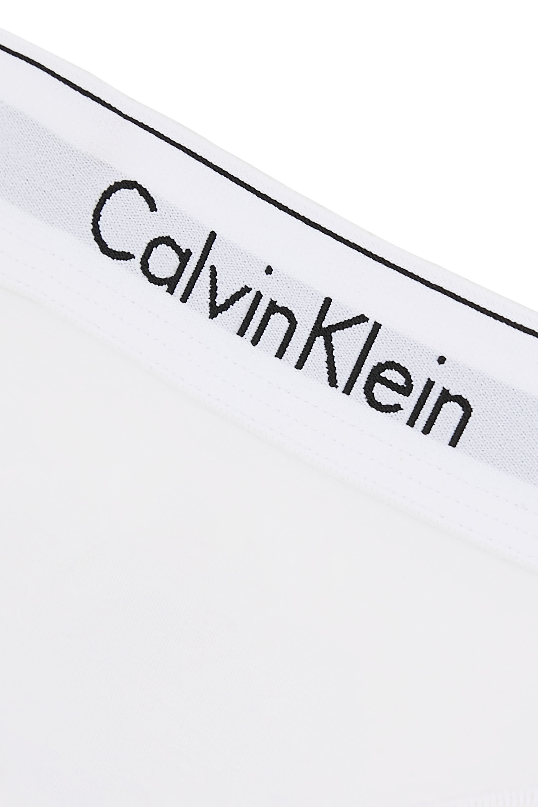 قطعة بيكيني سفلية بشعار الماركة قطن مودل