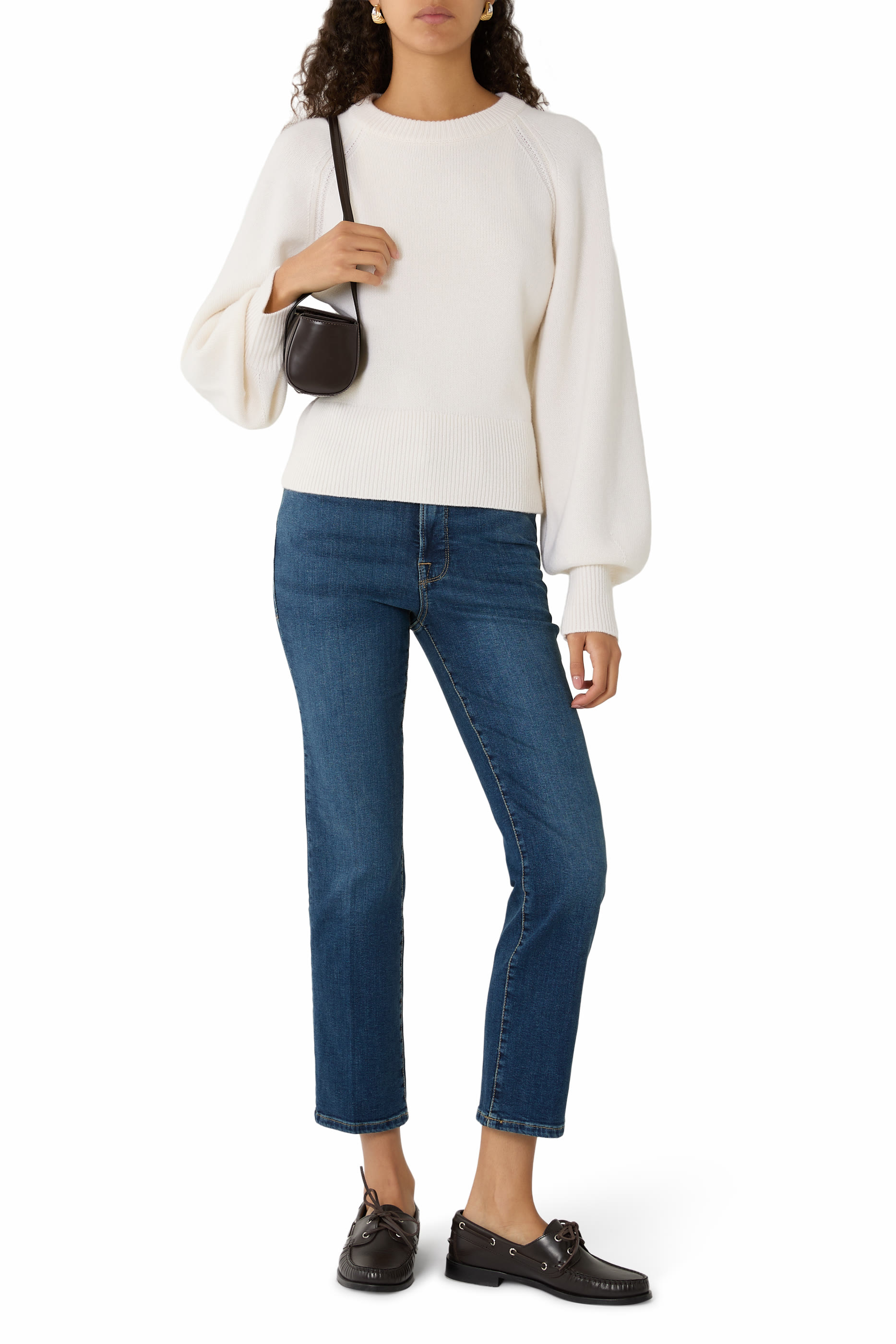 بنطال جينز غود ليجز بقصة ساق مستقيمة