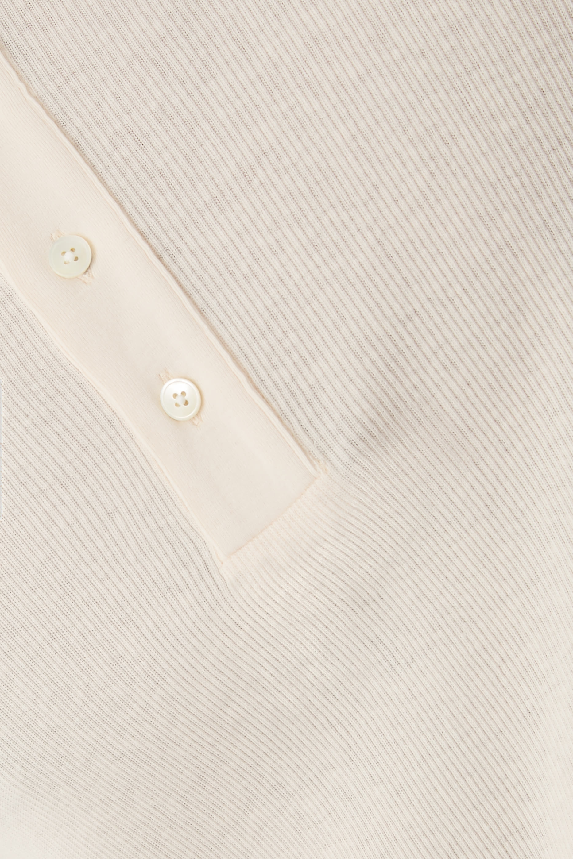 كنزة بياقة هينلي نسيج مضلع عضوي ناعم