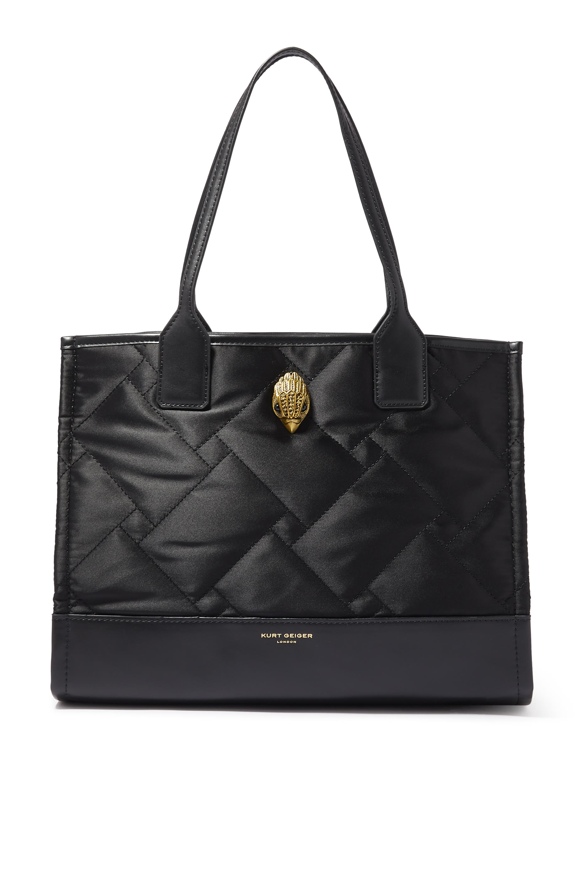 حقيبة يد مربعة متوسطة معاد تدويرها