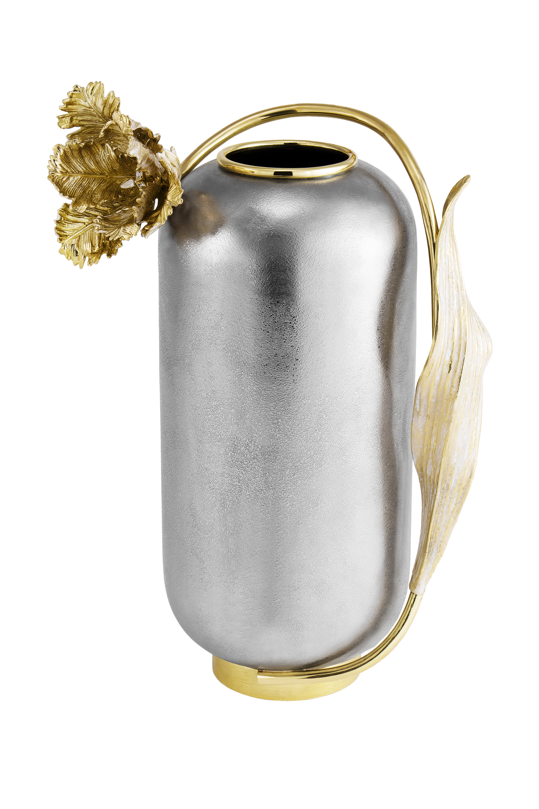 مزهرية مزينة بالتوليب