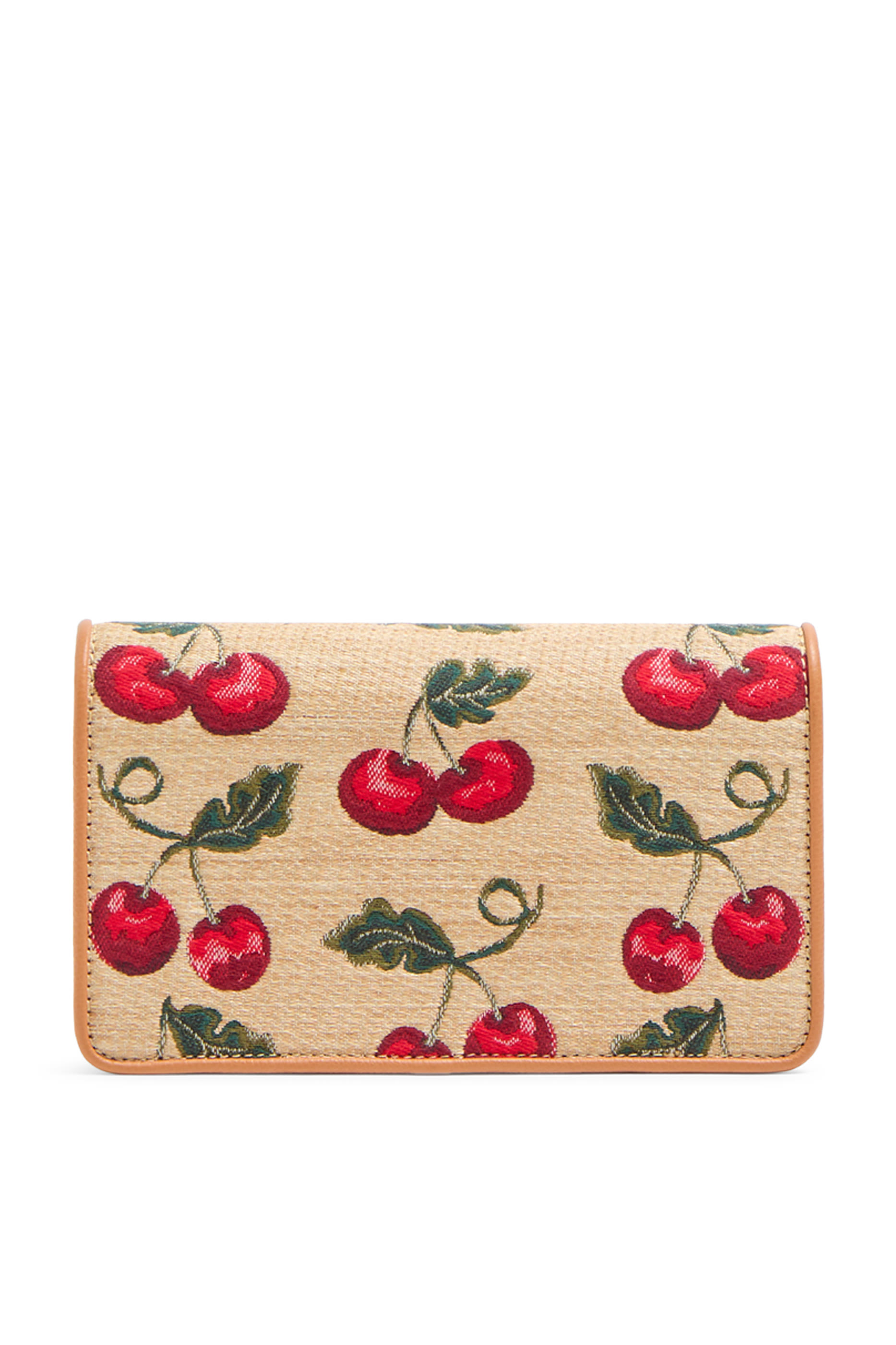 حقيبة كتف صغيرة بشعار الماركة جاكار خوص