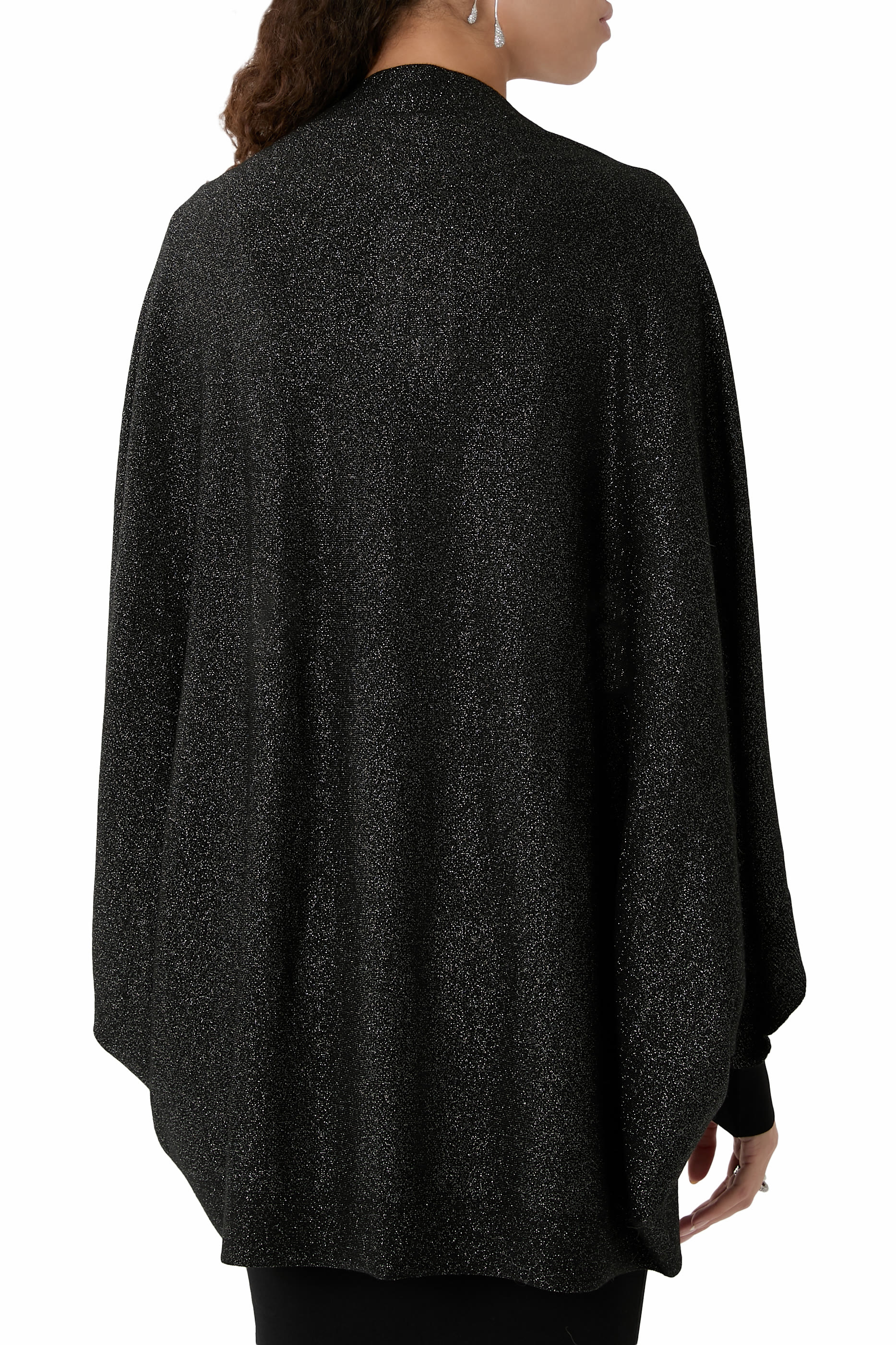 جاكيت مفتوح بقصة مريحة