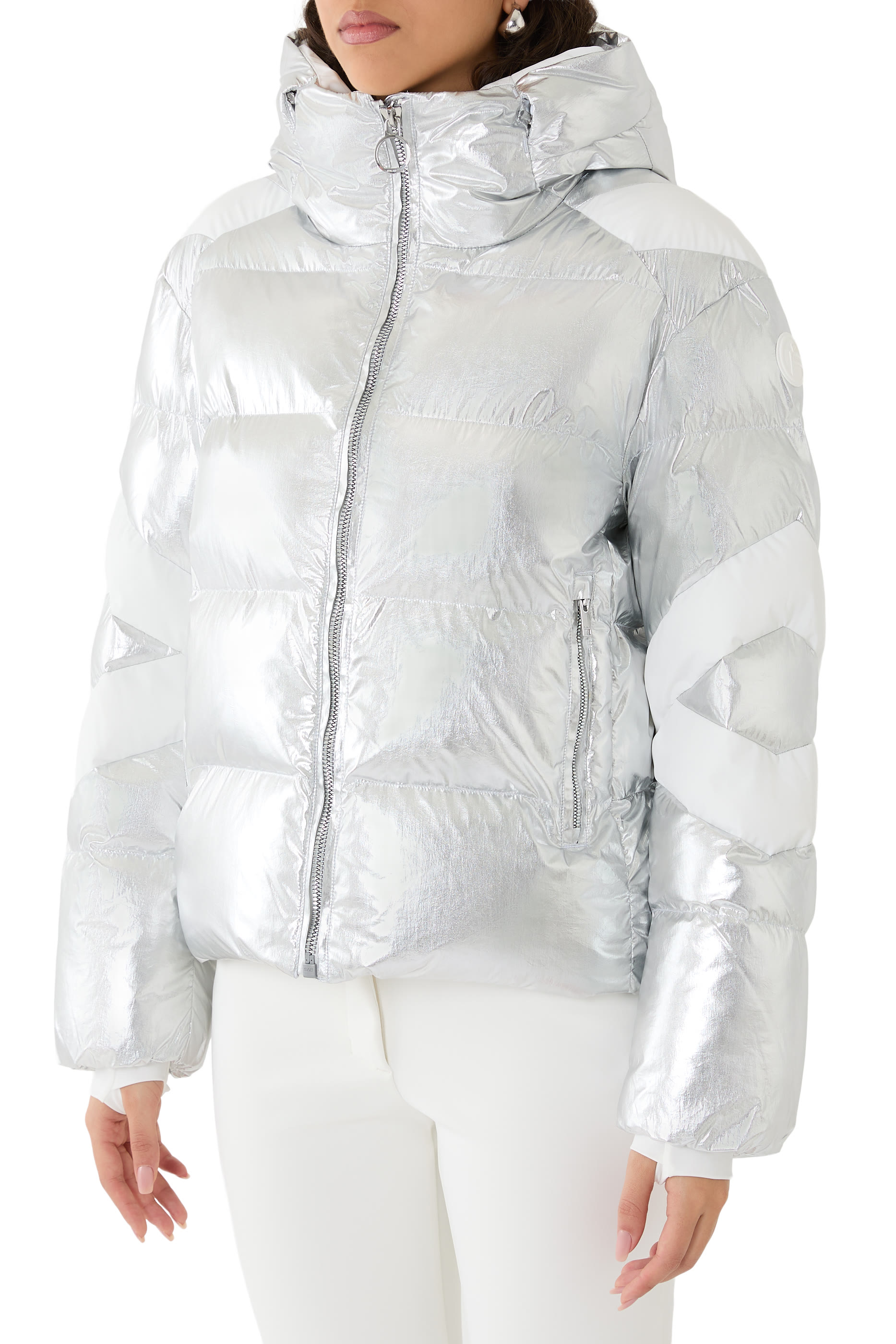 جاكيت شارلوي بتصميم مبطن معدن