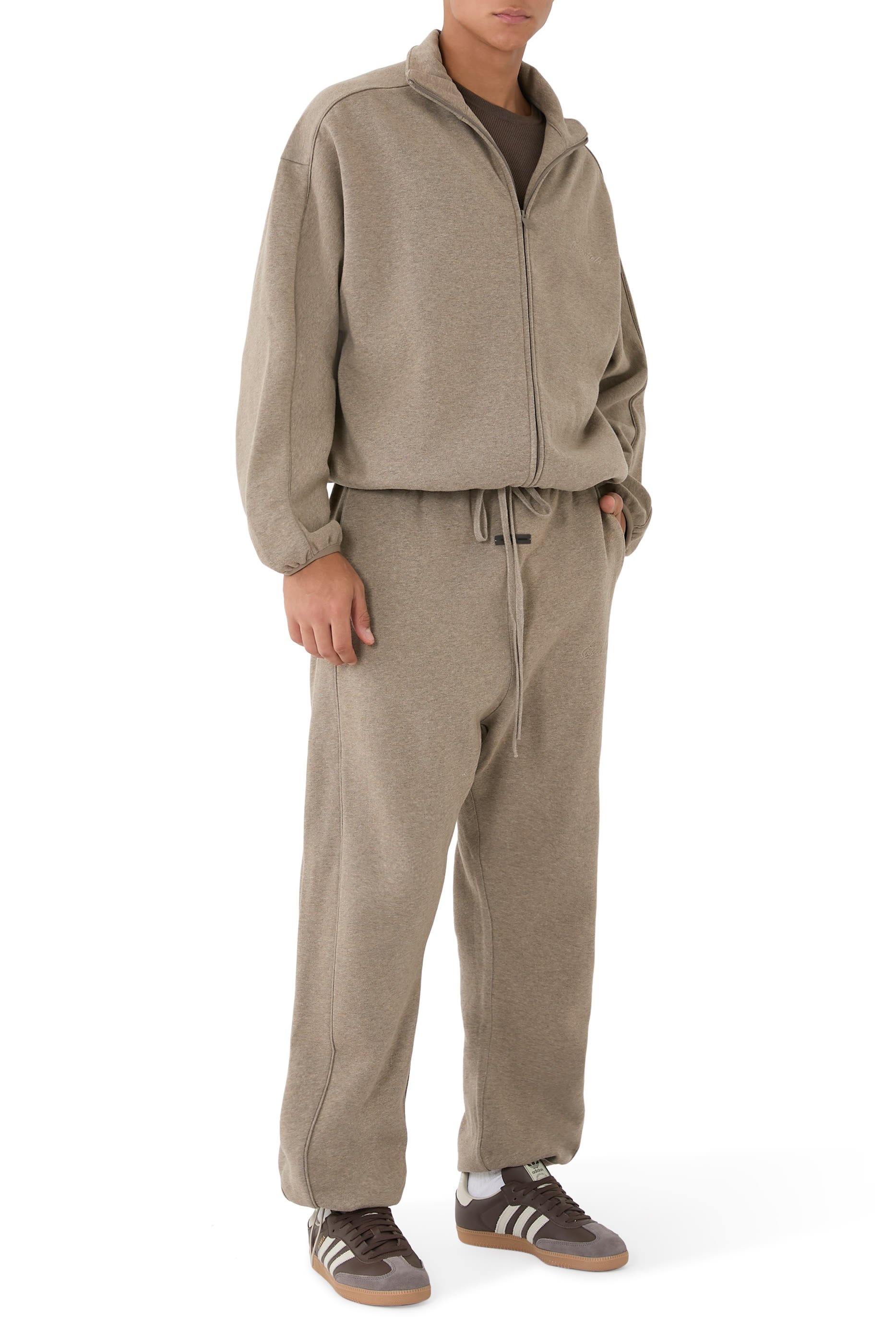 جاكيت رياضي صوف ناعم بخطوط بارزة الملمس جاكيت رياضي صوف ناعم بخطوط بارزة الملمس