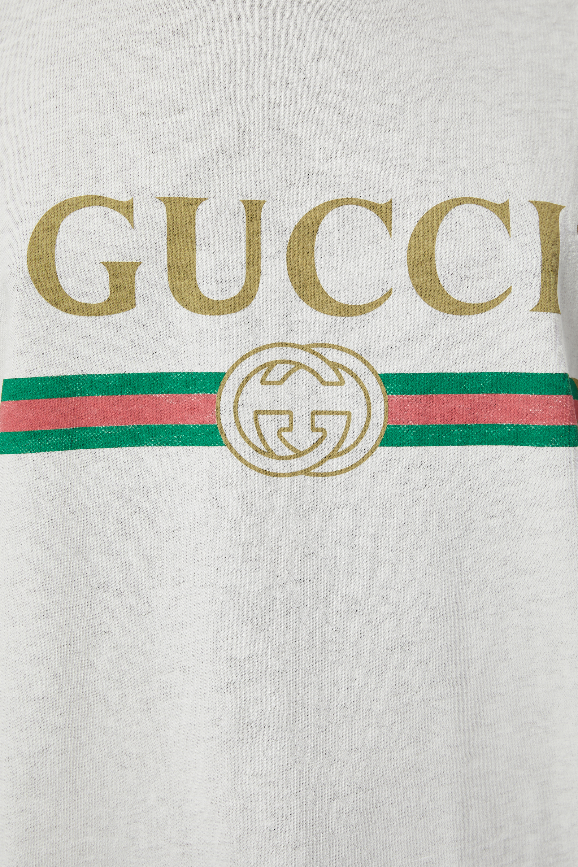 تي شيرت بطبعة شعار الماركة