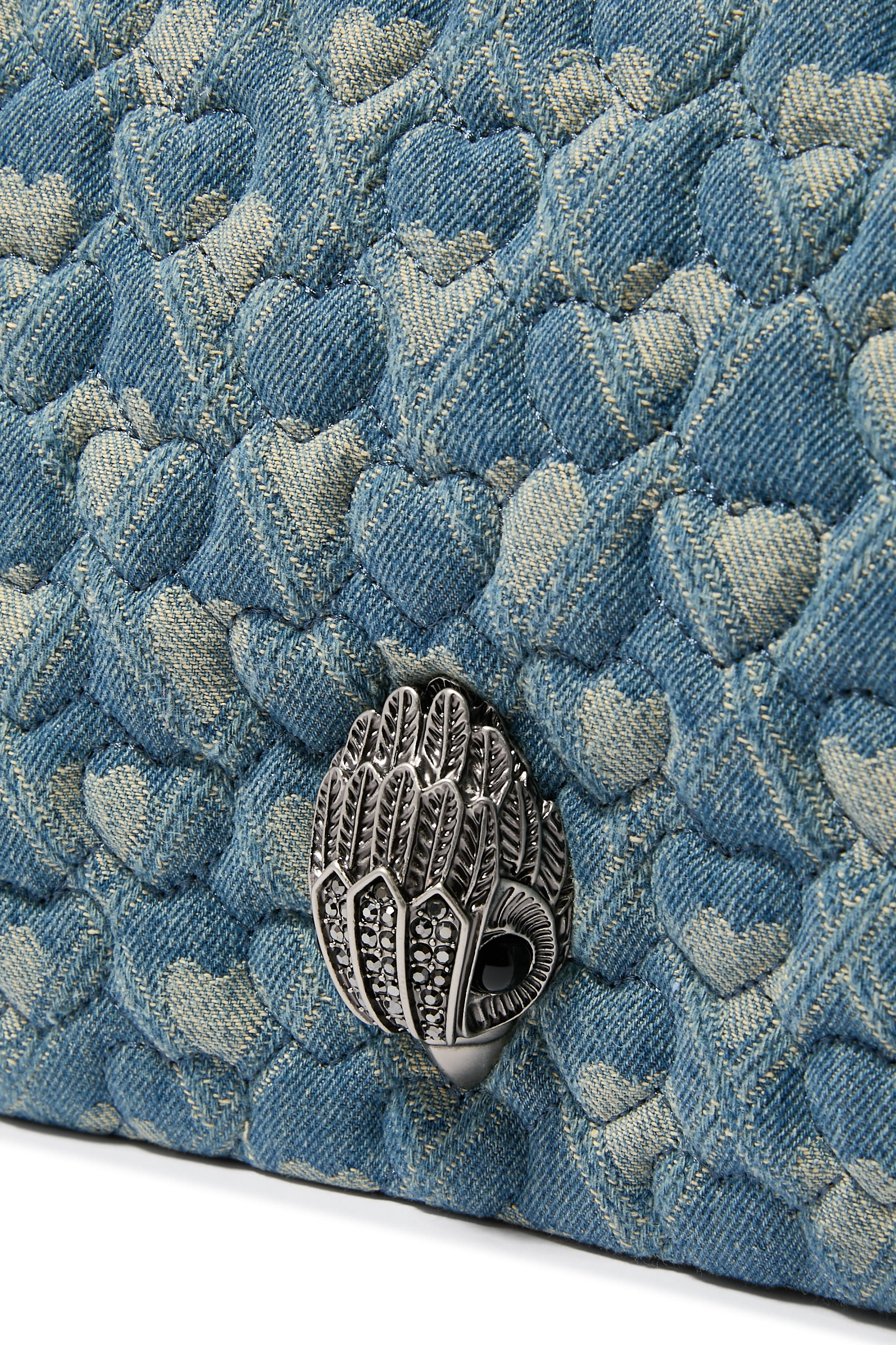 حقيبة كنسينغتون صغيرة بحياكة مبطنة