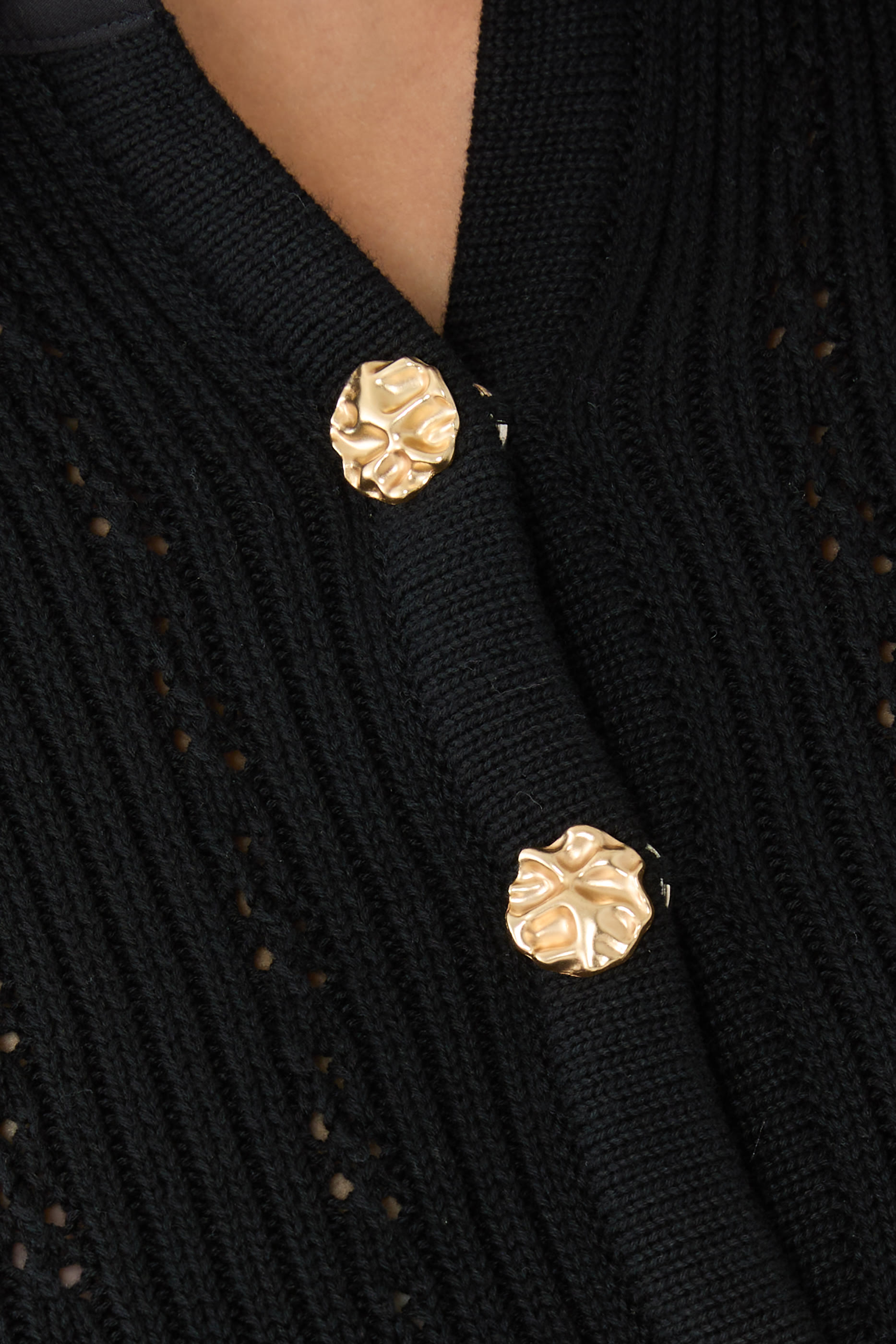 فستان كروشيه منسوج متوسط الطول