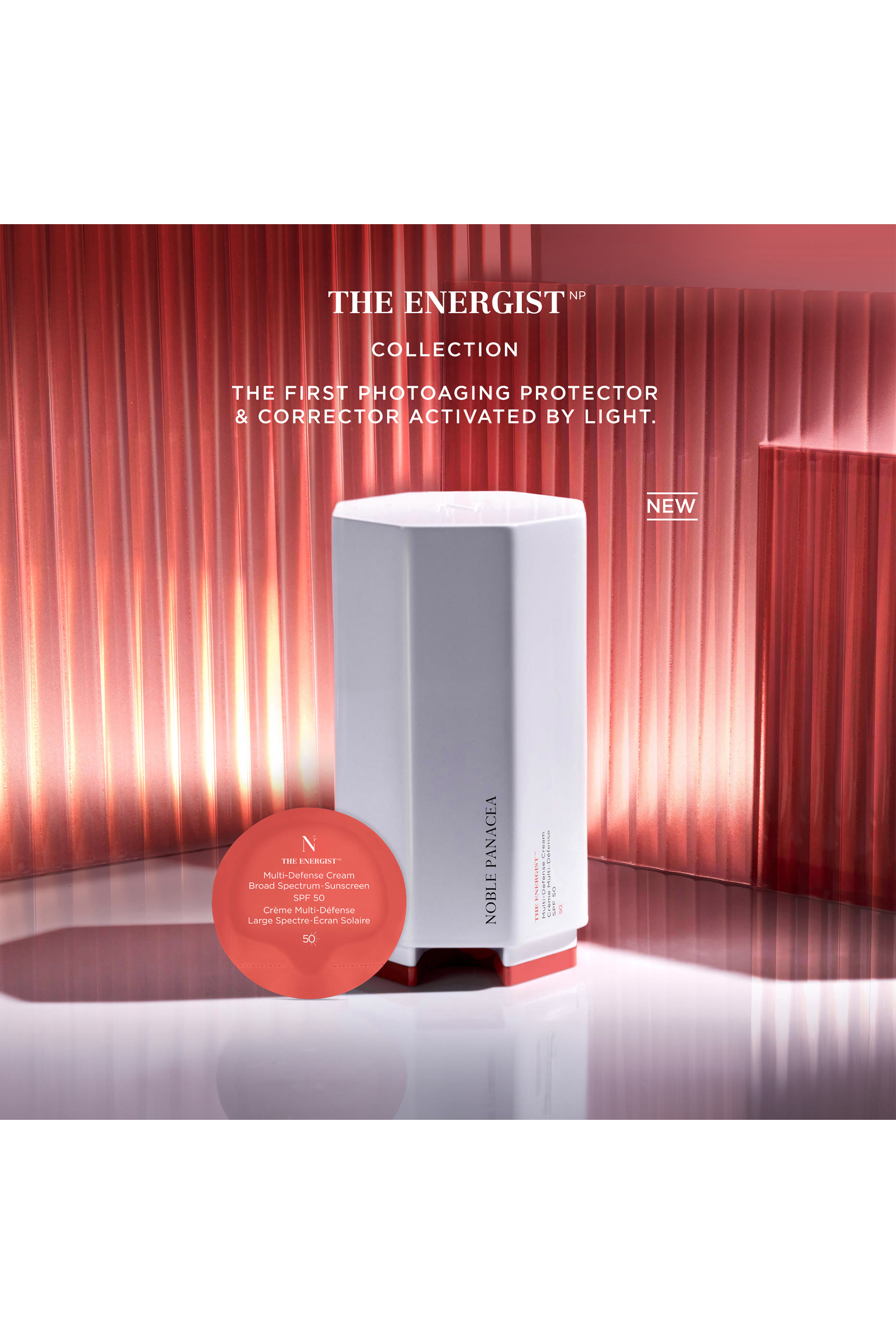 مجموعة كريم نوبل بانسيا اينرجيست مالتي ديفنس بعامل حماية SPF50