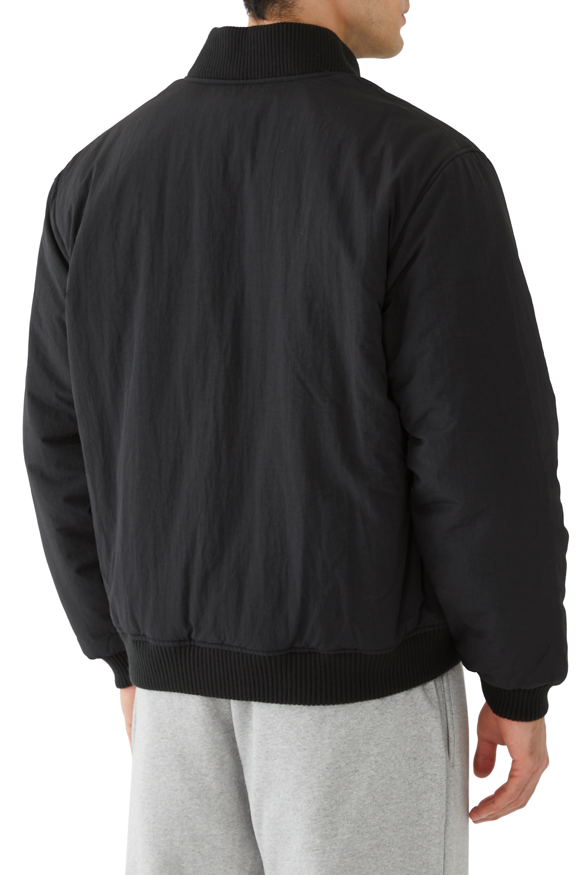 جاكيت مبطن بسحاب