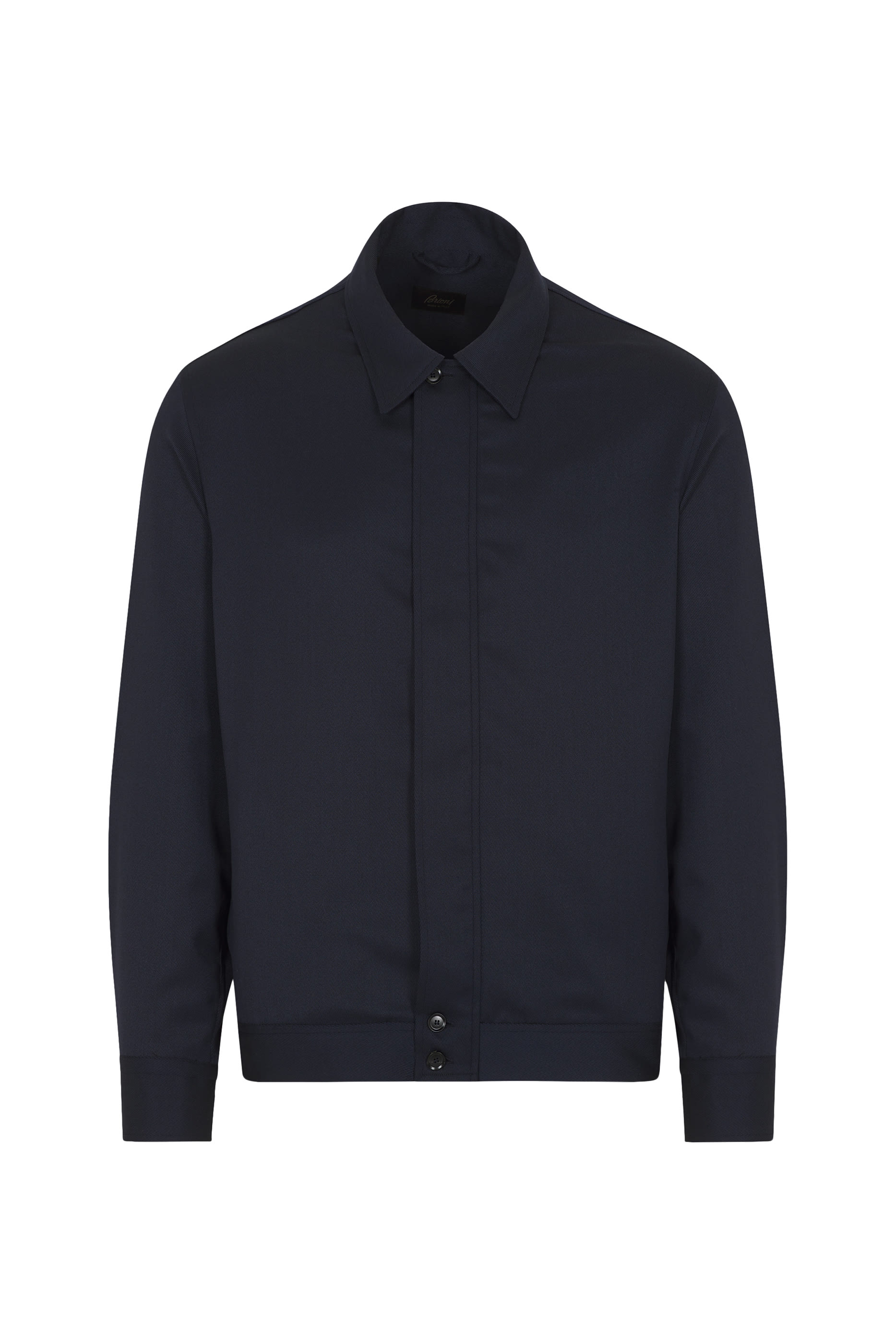  Wool Shirt Collar Blouson