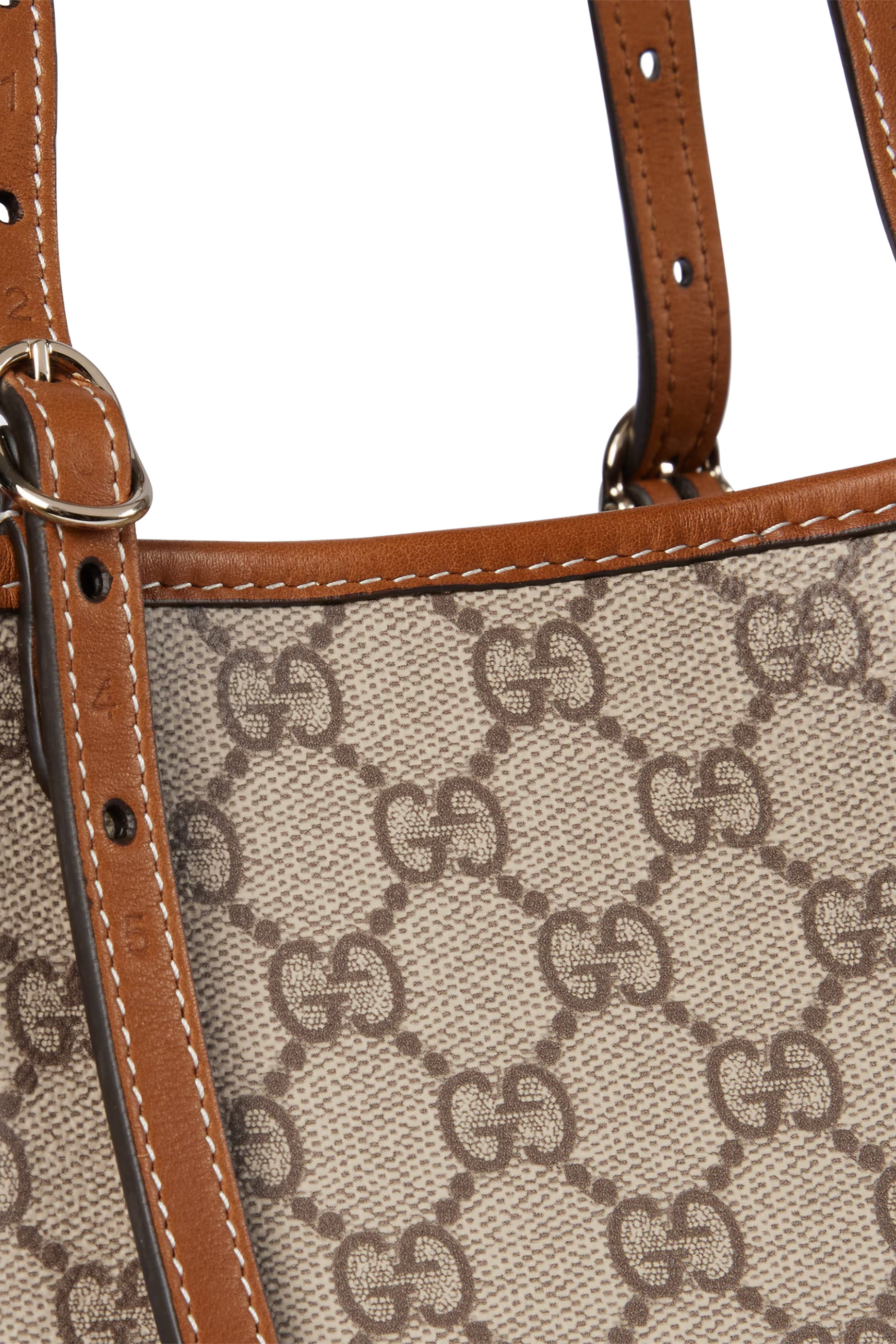 حقيبة يد صغيرة بنقشة حرفي شعار الماركة