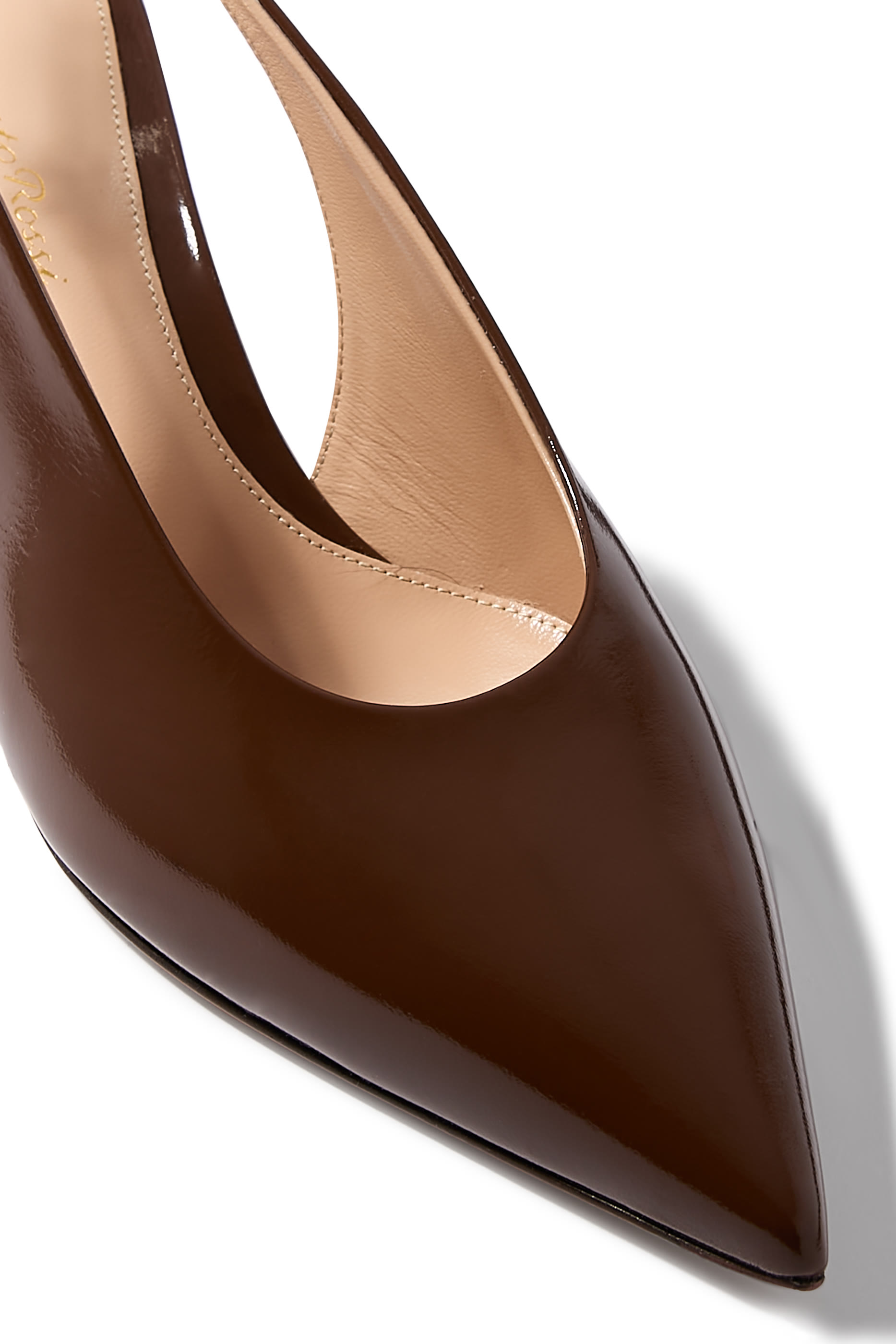 حذاء روبي كلاسيكي 55 بسير خلفي جلد لامع