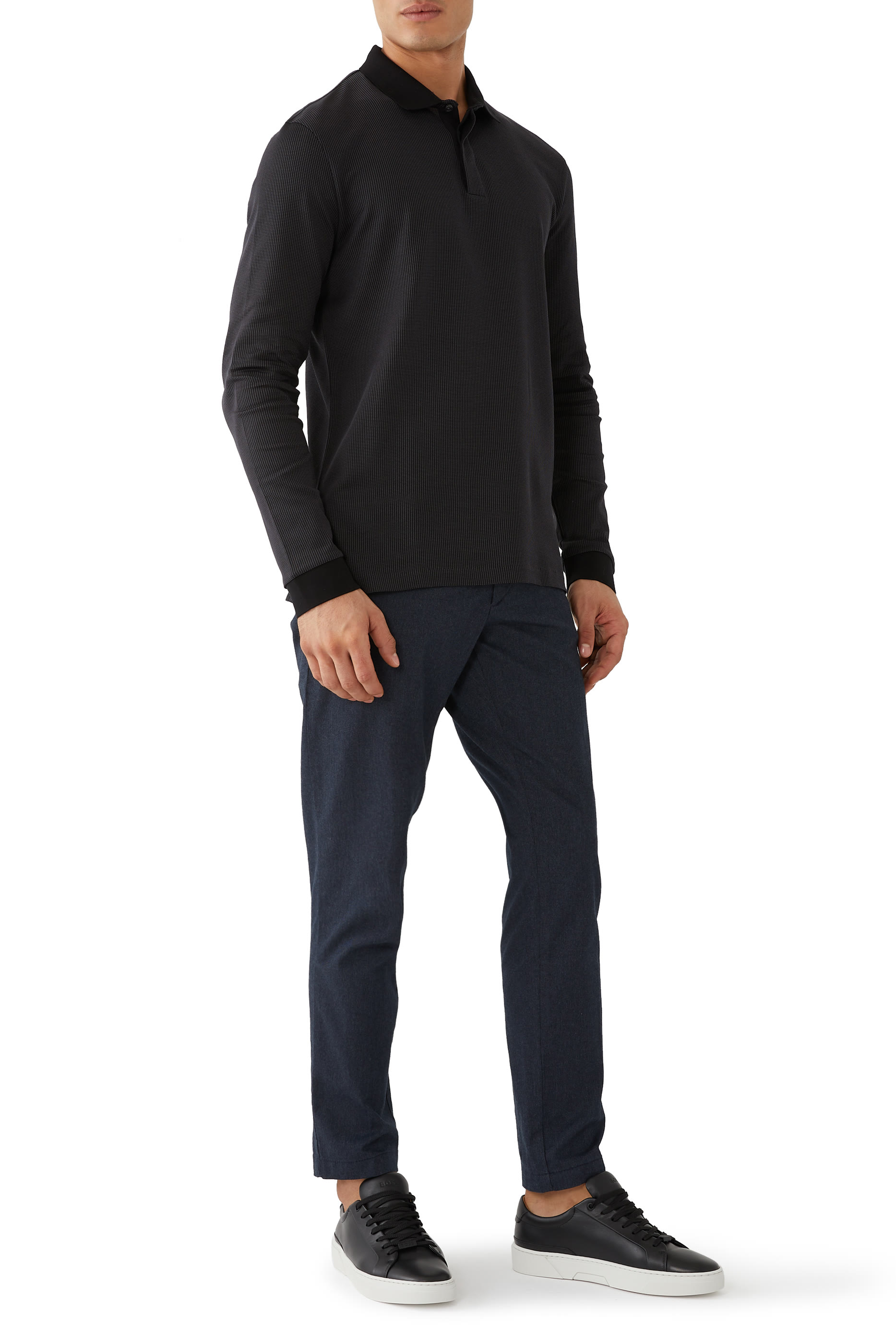 سنيكرز غراي تن بكاحل منخفض جلد