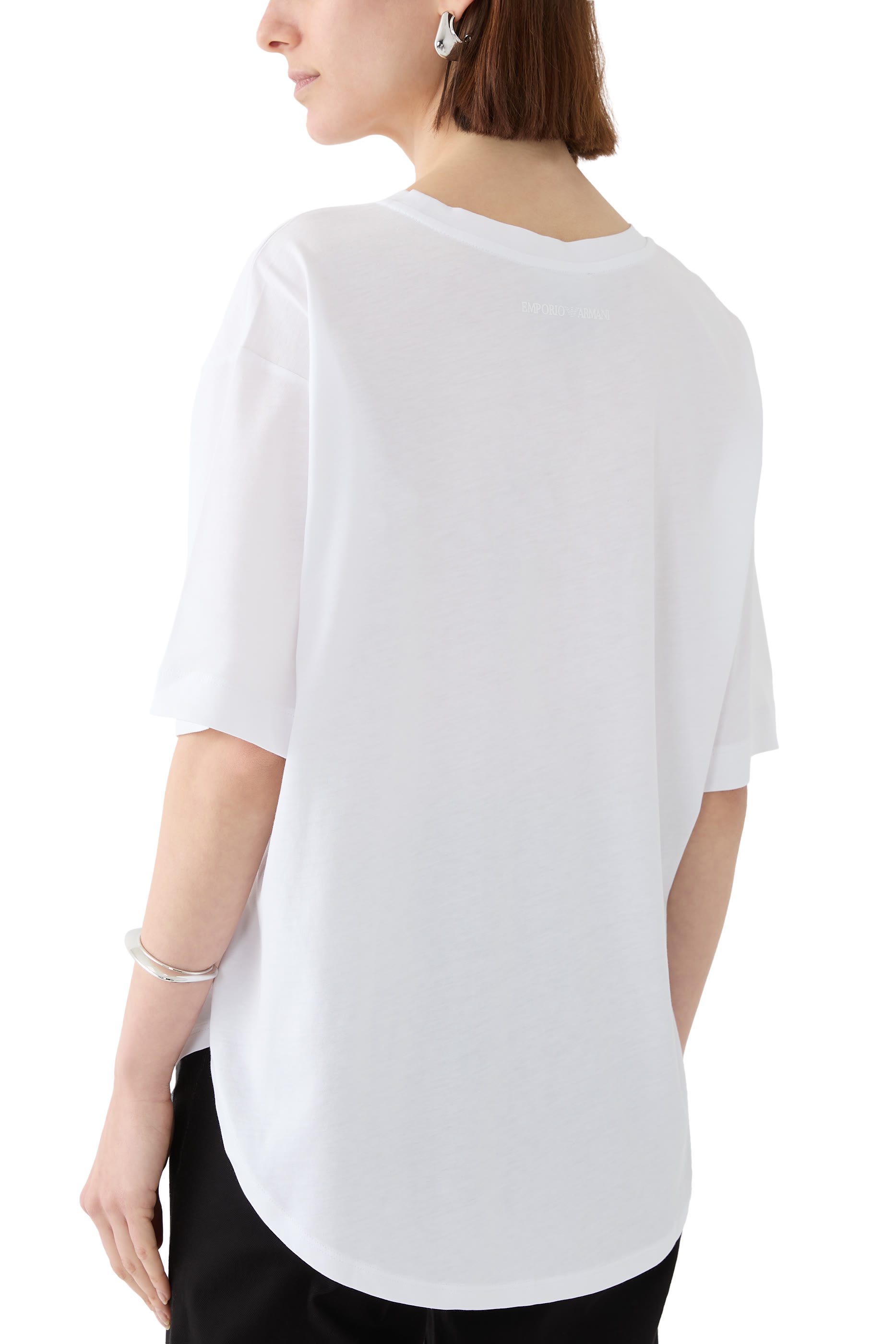 تيشيرت مطرز بشعار الماركة جيرسيه