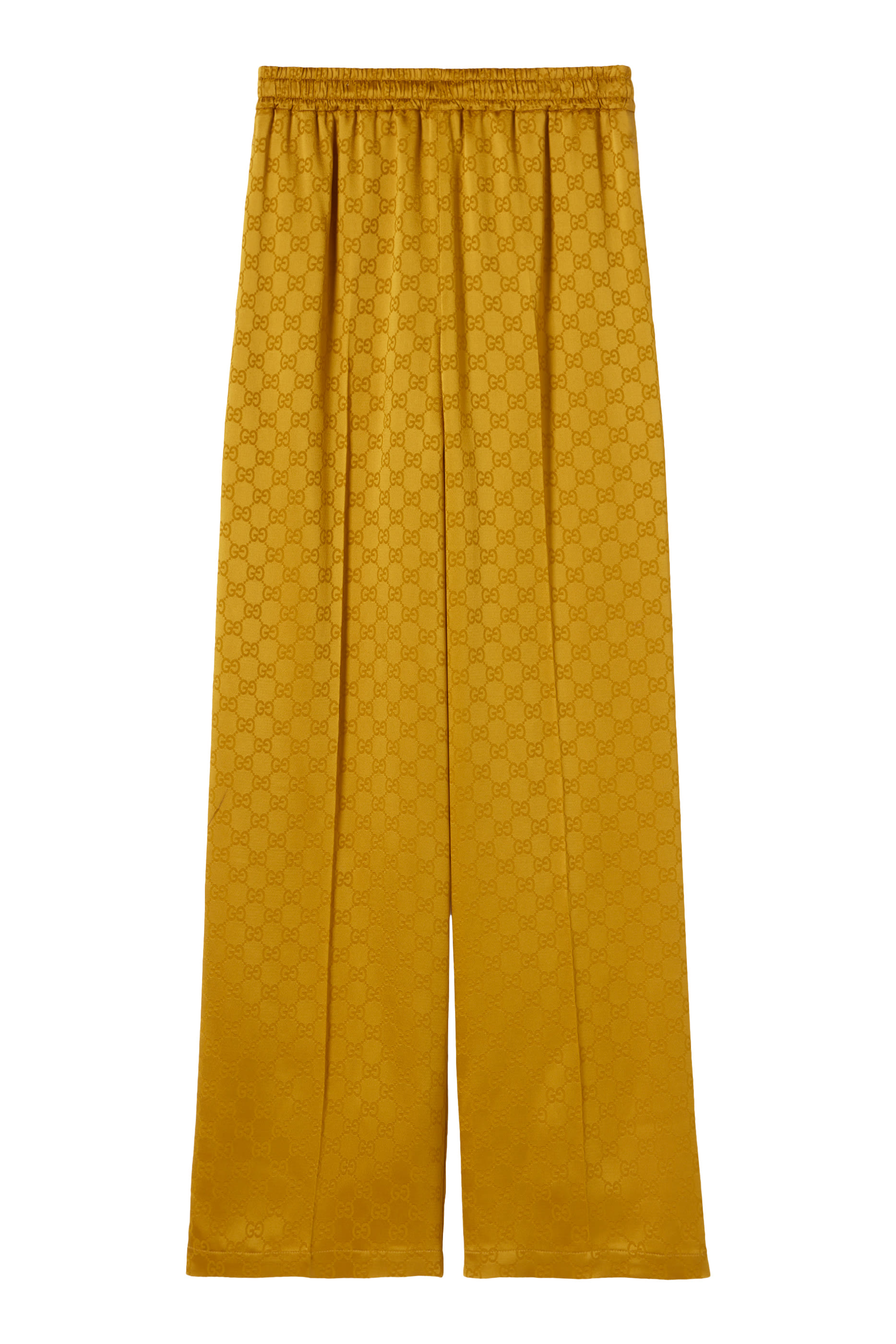 بنطال بنقشة حرفي شعار الماركة أسيتات جاكار